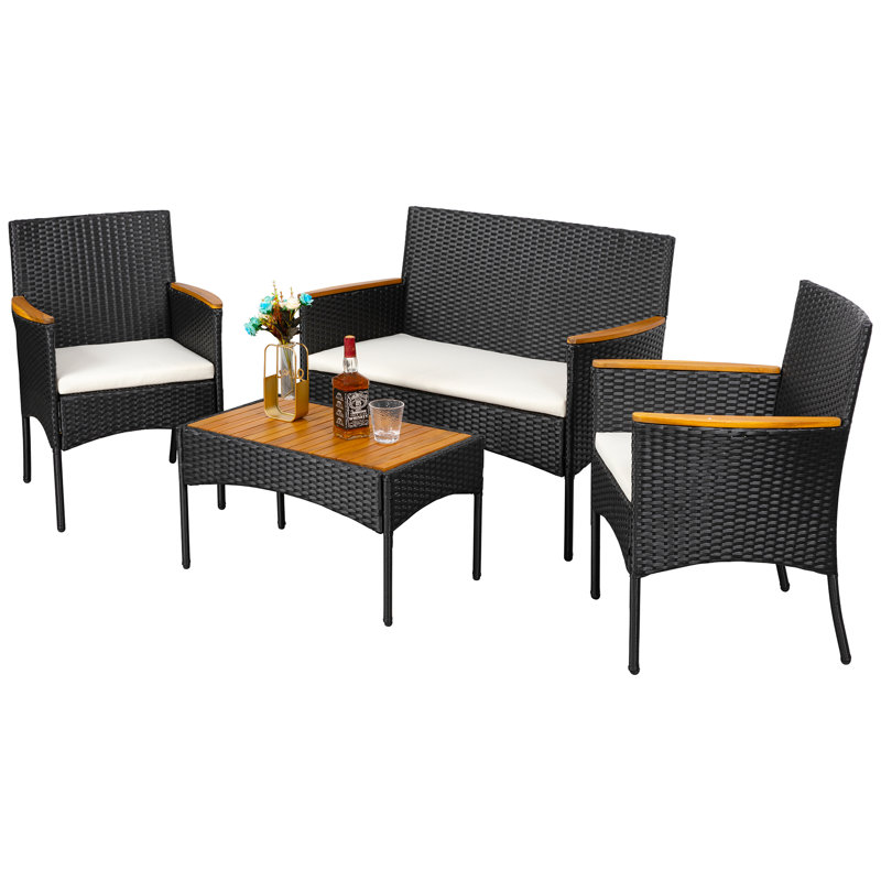 Black balcony furniture sales
